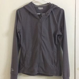 Toned by Ashy Bines gray athletic hoody